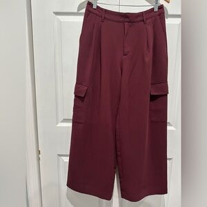 EUC - GAP Women's Deep Red Cargo Pants - sz 12P